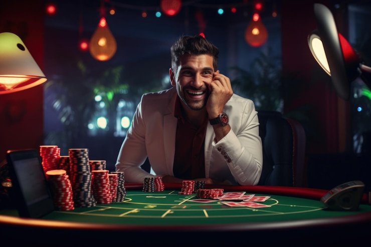 SA Gaming live-dealer table interface showing video feed, betting area, and chat